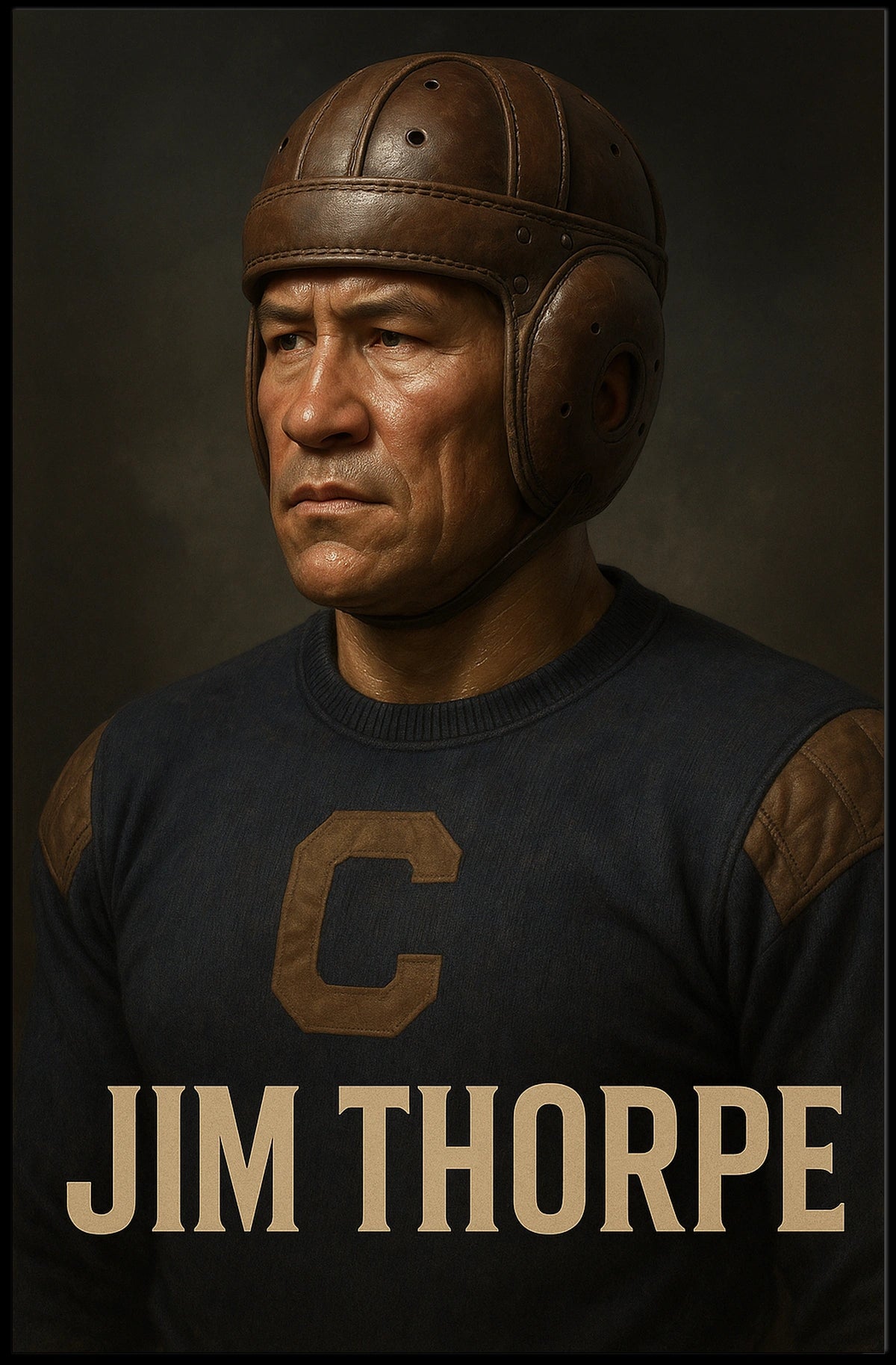 Jim Thorpe Legendary Athlete Poster