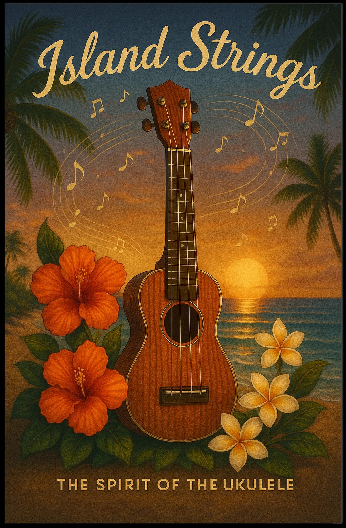 Island Strings Poster