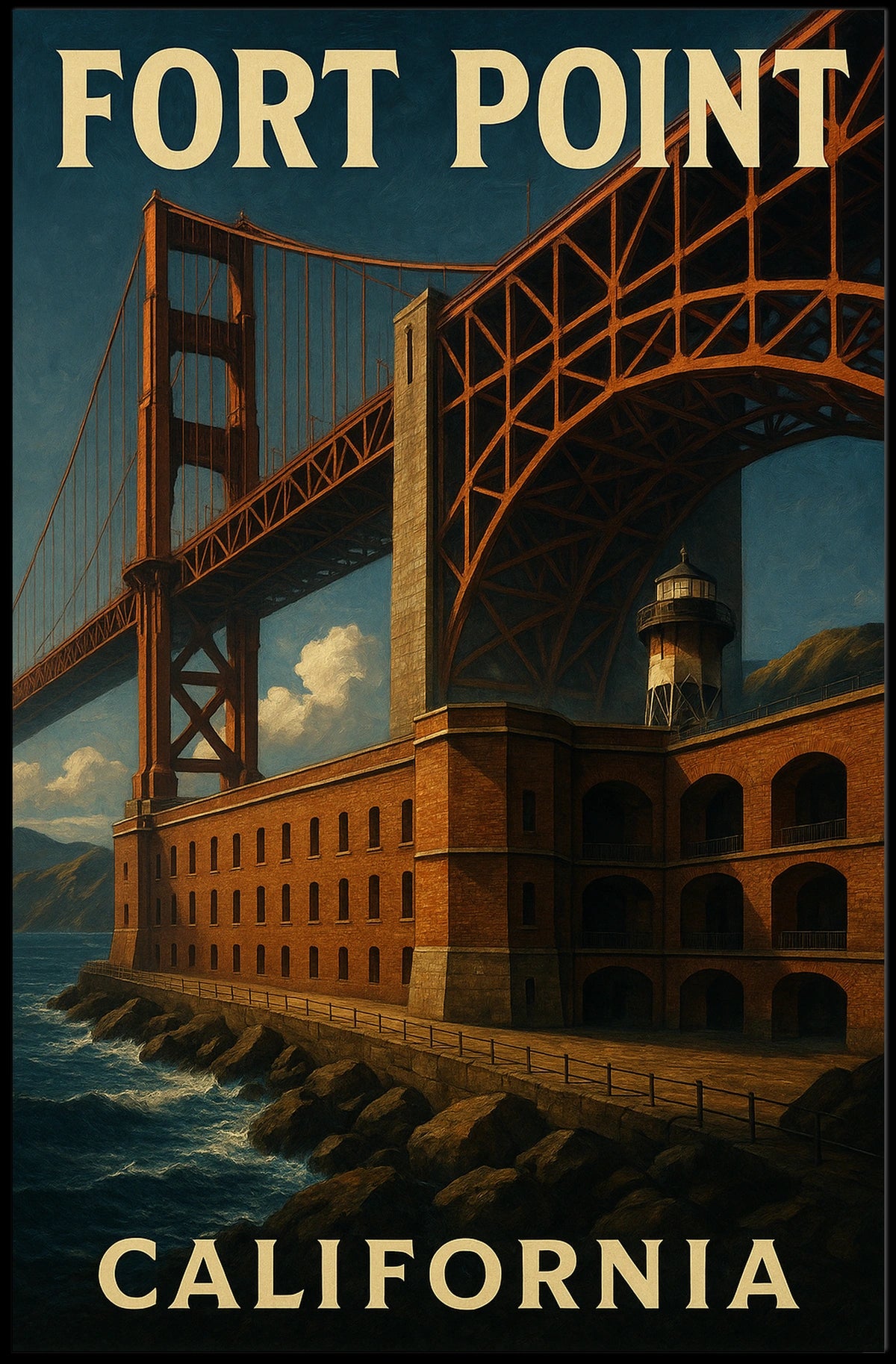 Fort Point, California Poster