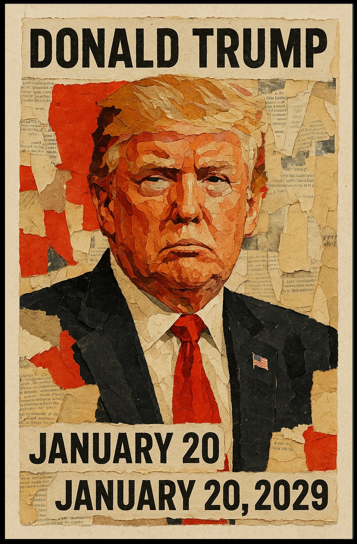 Donald Trump Vision of Tomorrow Poster