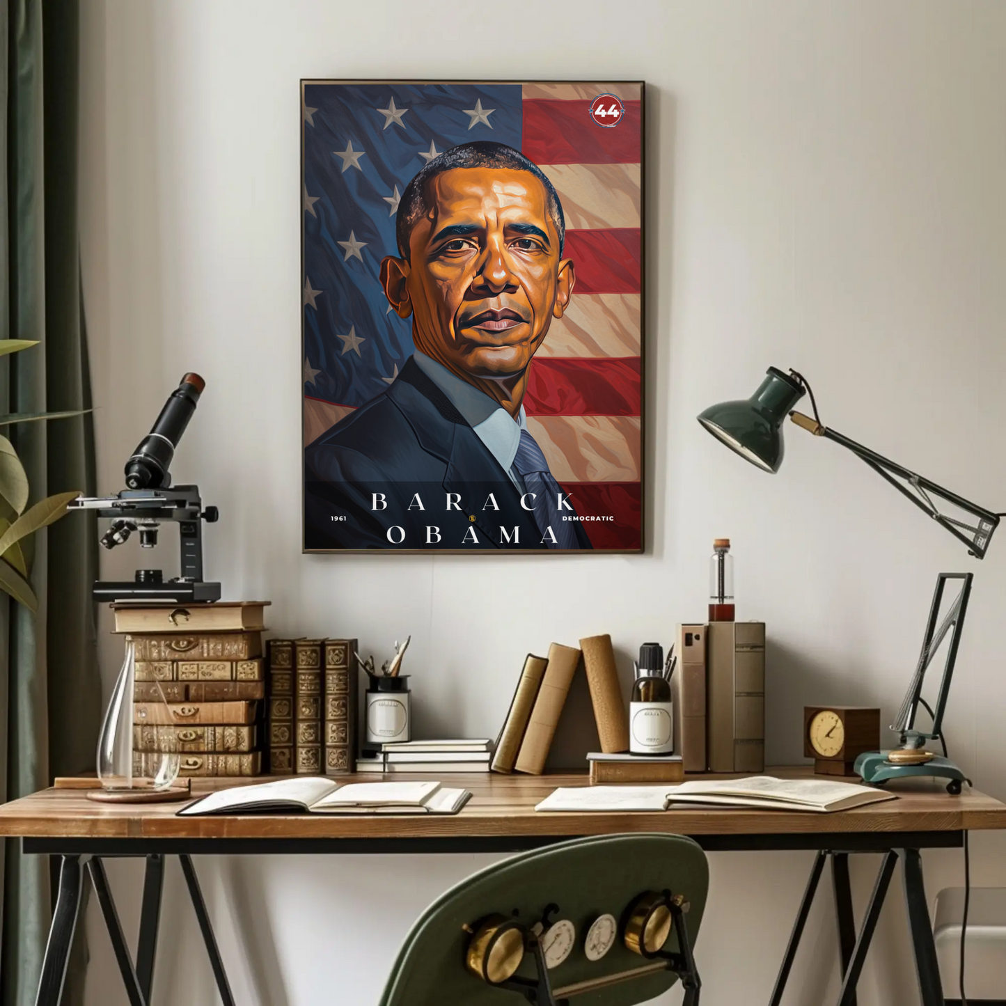 Barack Obama 44th President Of The United States Portrait