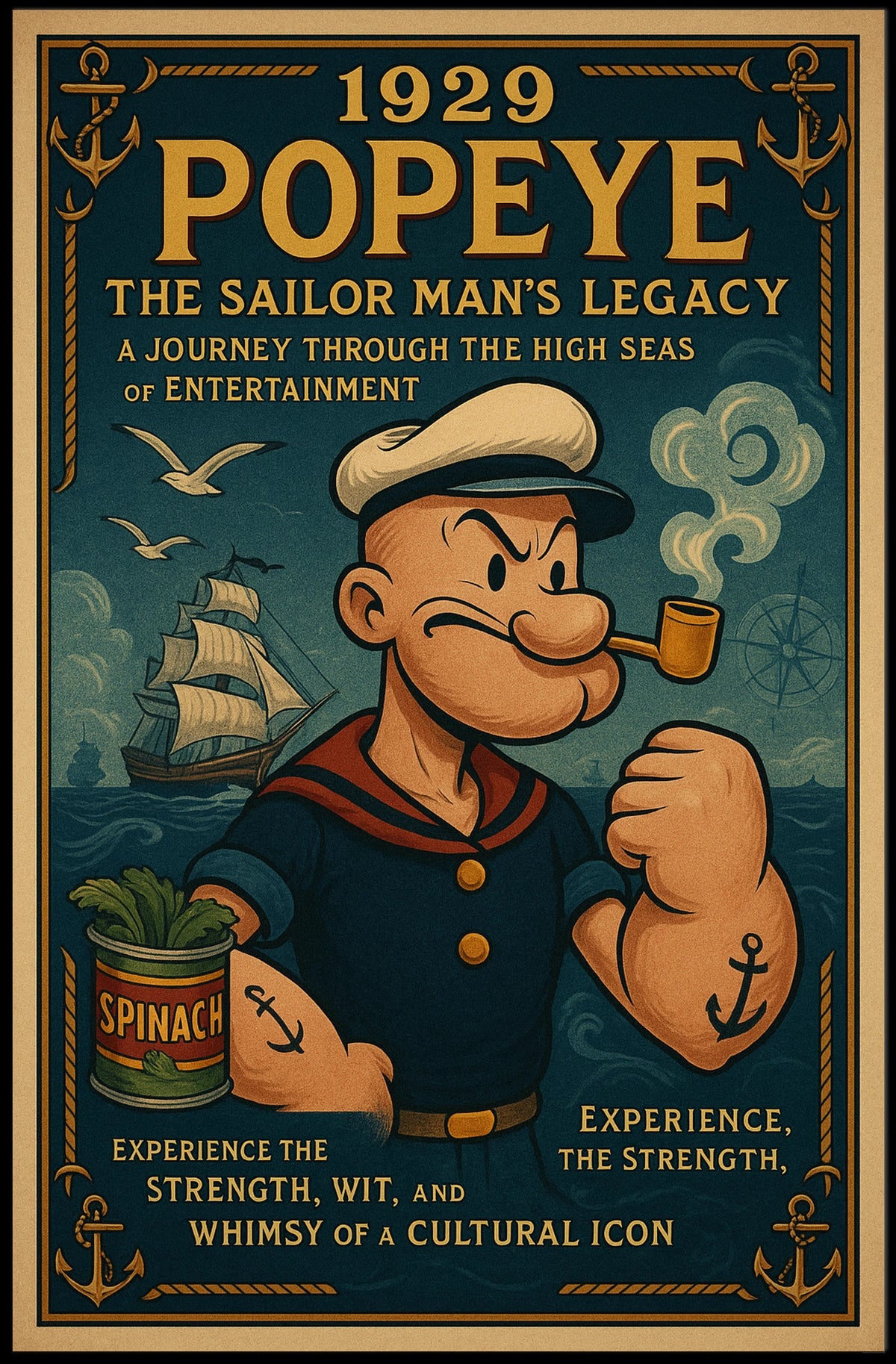 Popeye 1929 Art Poster POP-26