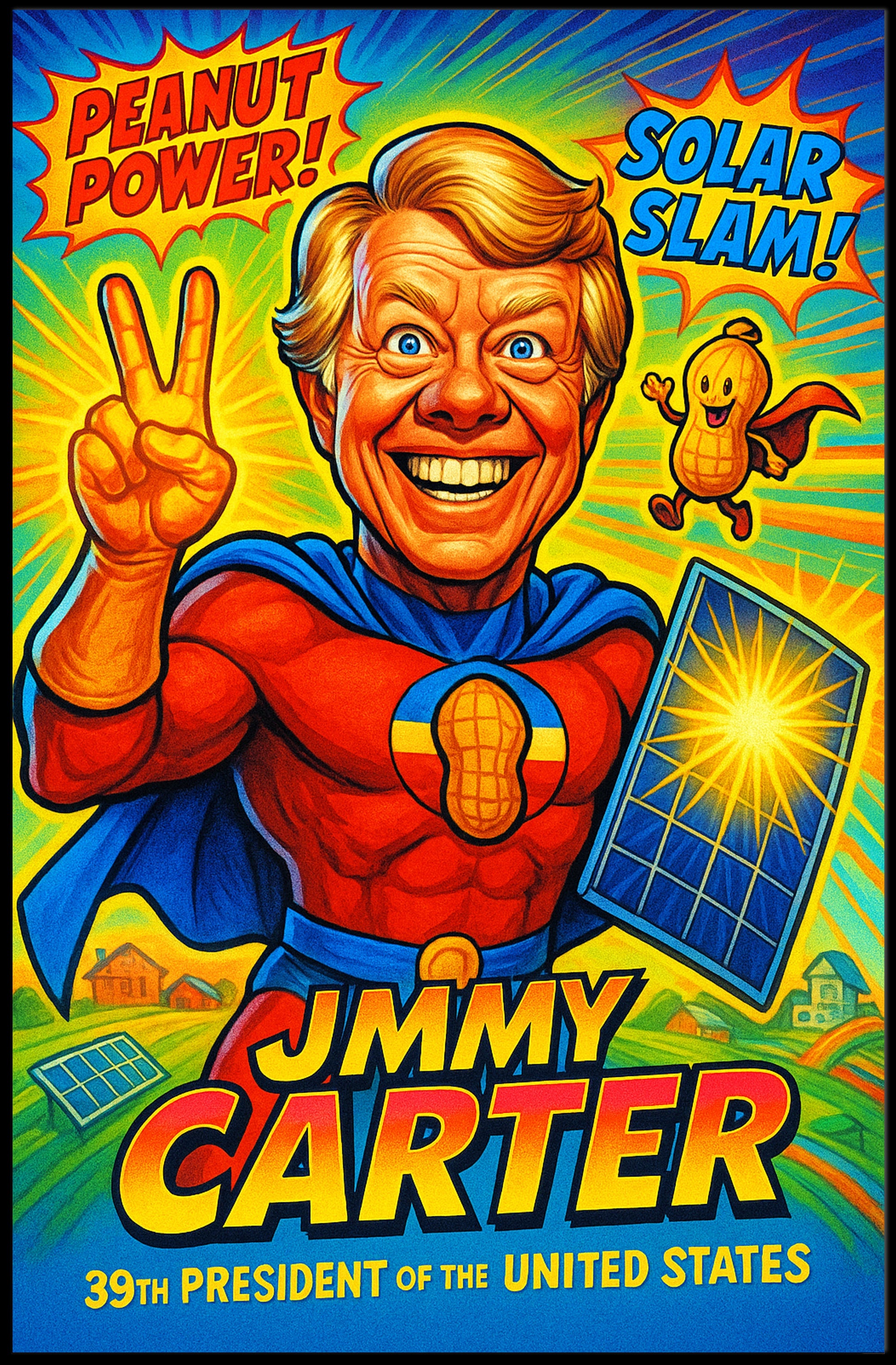 Jimmy Carter Portrait Collection Poster Art PosterGoat