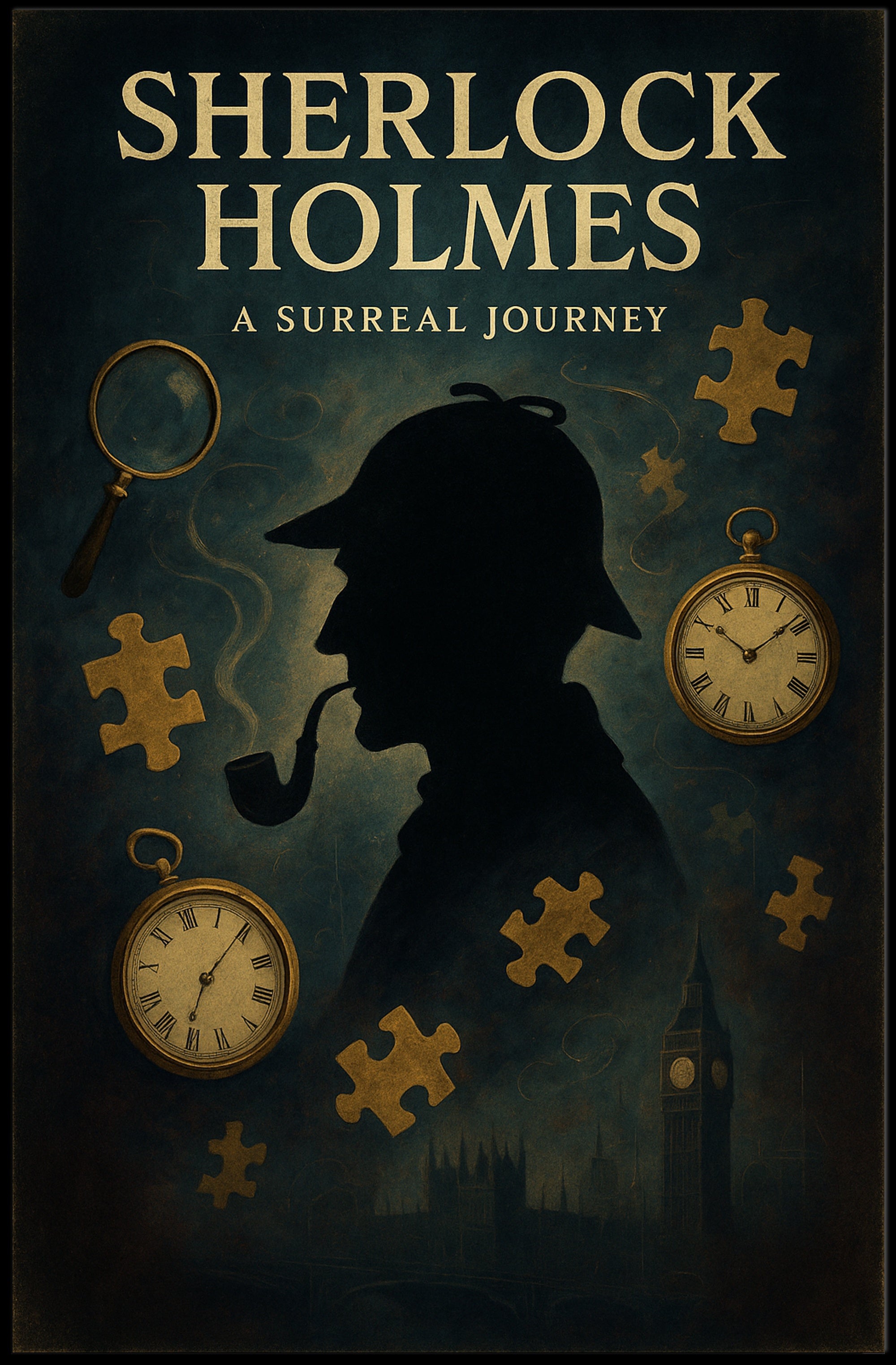 Sherlock Holmes  A Surreal Journey Poster PosterGoat