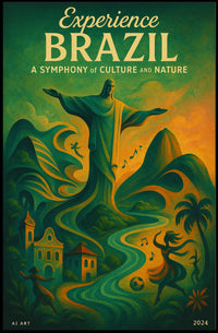 Experience Brazil A Symphony of Culture and Nature Poster