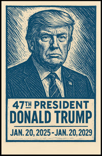 Donald Trump Vision Legacy Patriotic Minimalist Poster