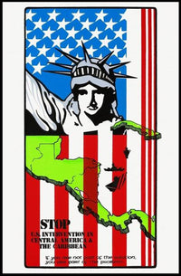 Stop U.S. Intervention Poster PosterGoat