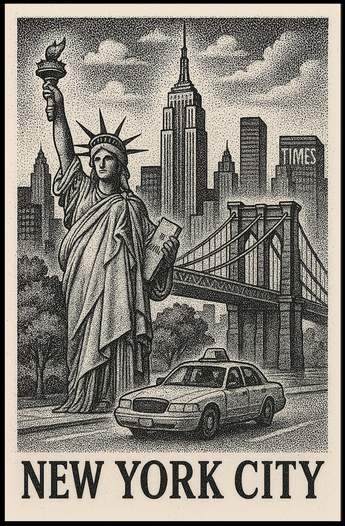 Artistic Abstract Expressionism Wall Decor Poster