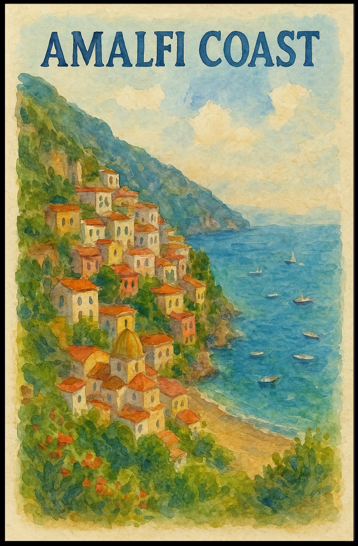 Amalfi Coast Poster