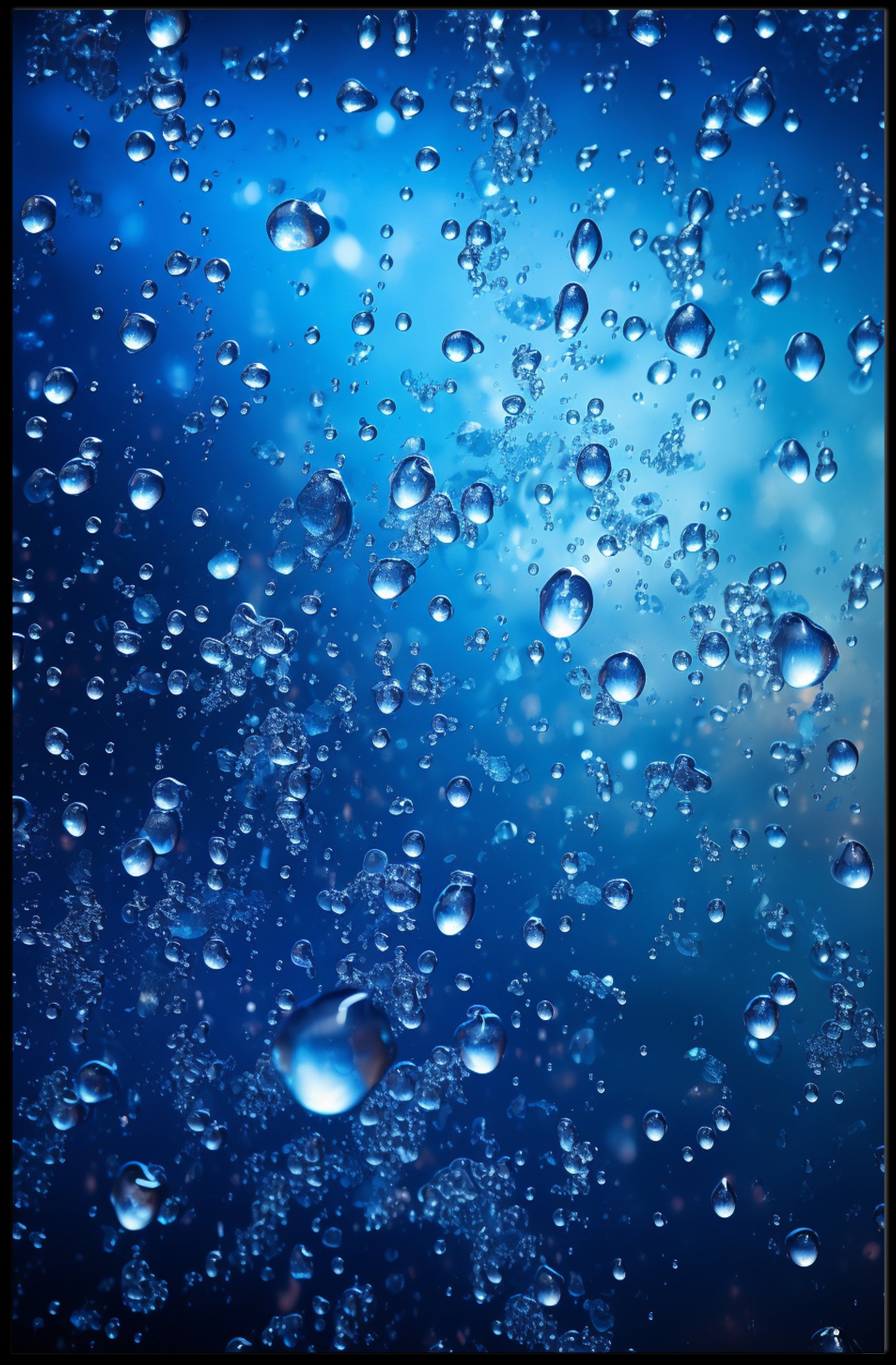 Bubbles In Motion Poster