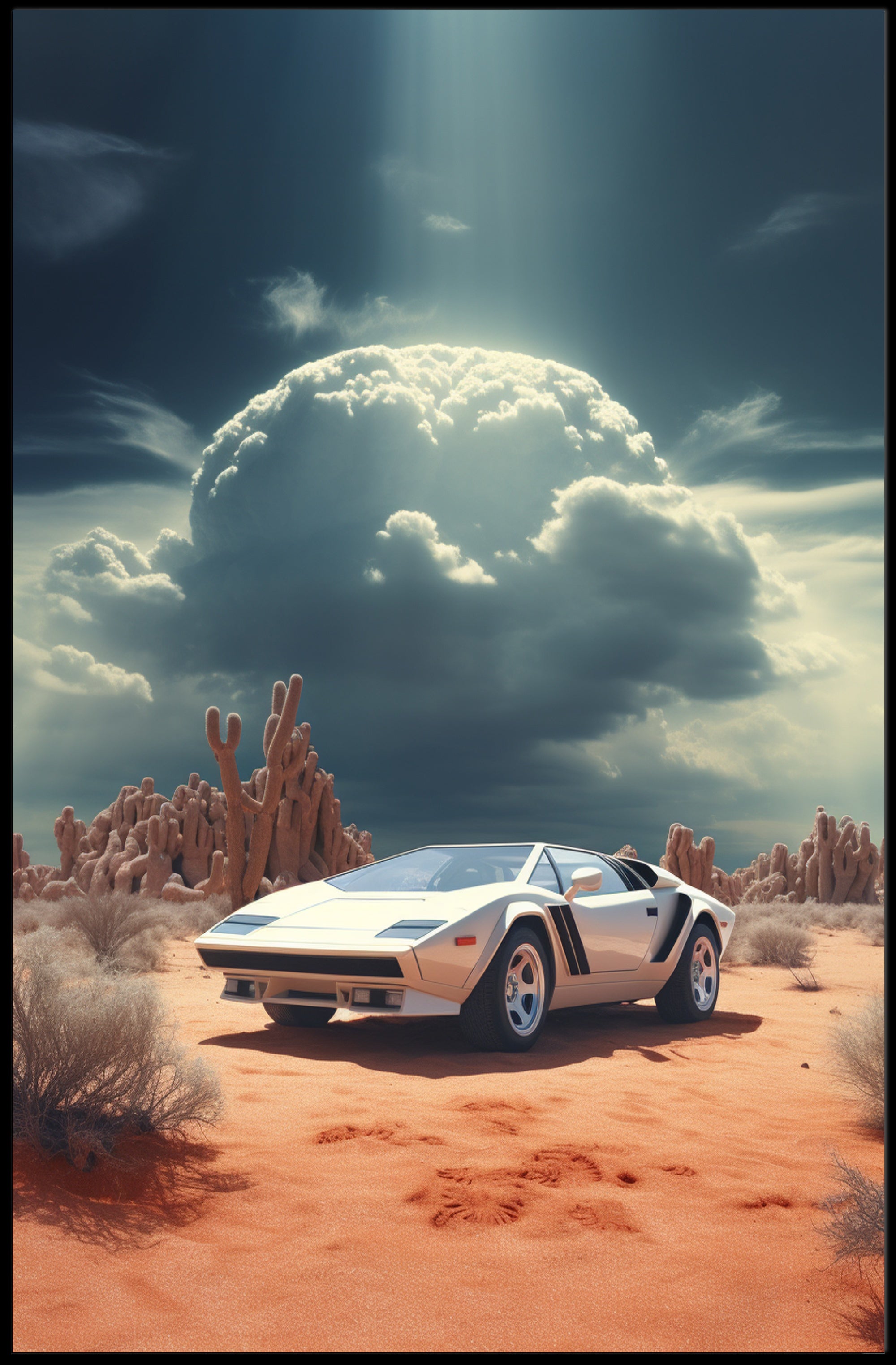 Desert Dream Drive Poster PosterGoat