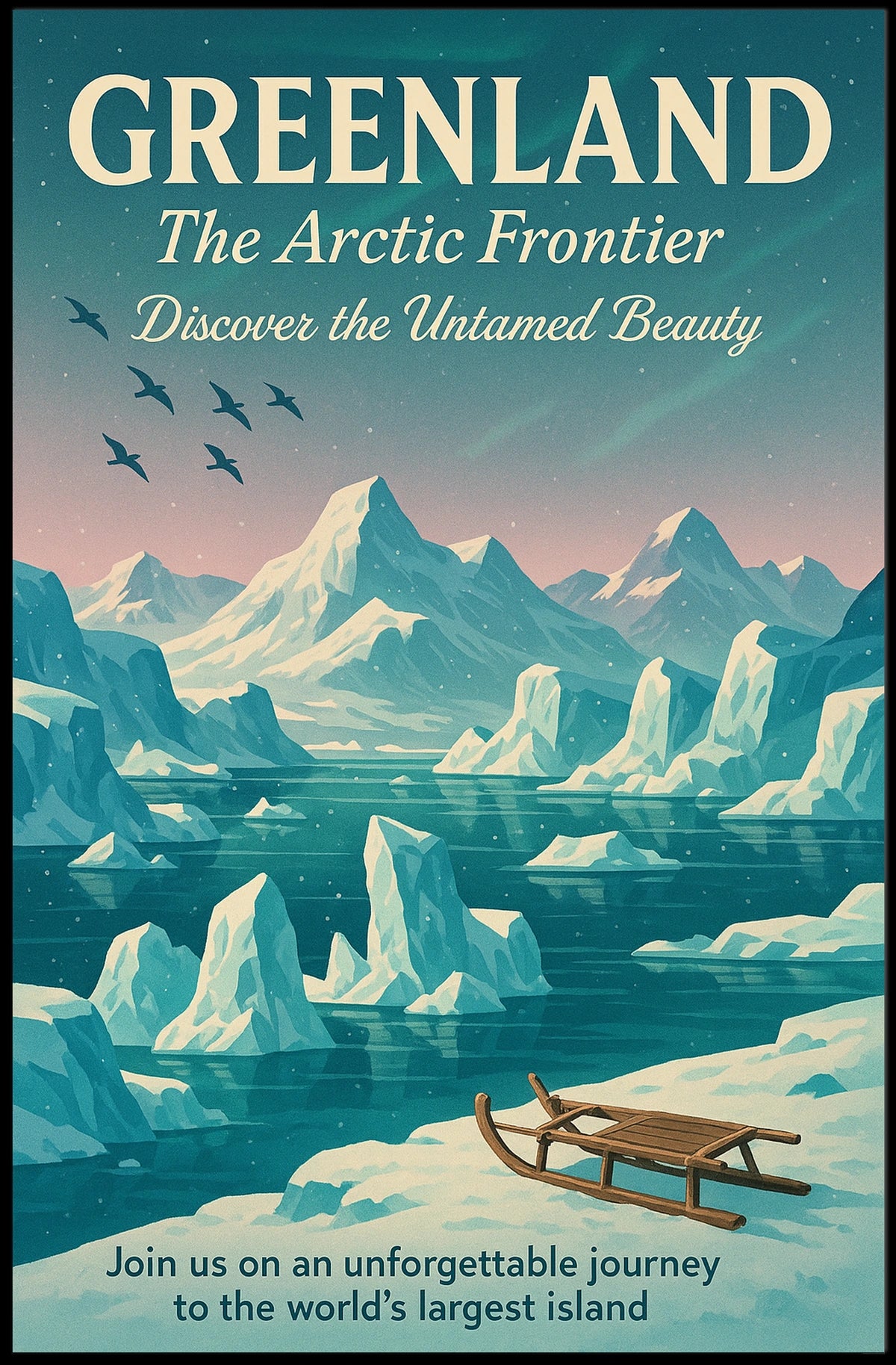 Greenland The Arctic Frontier Poster