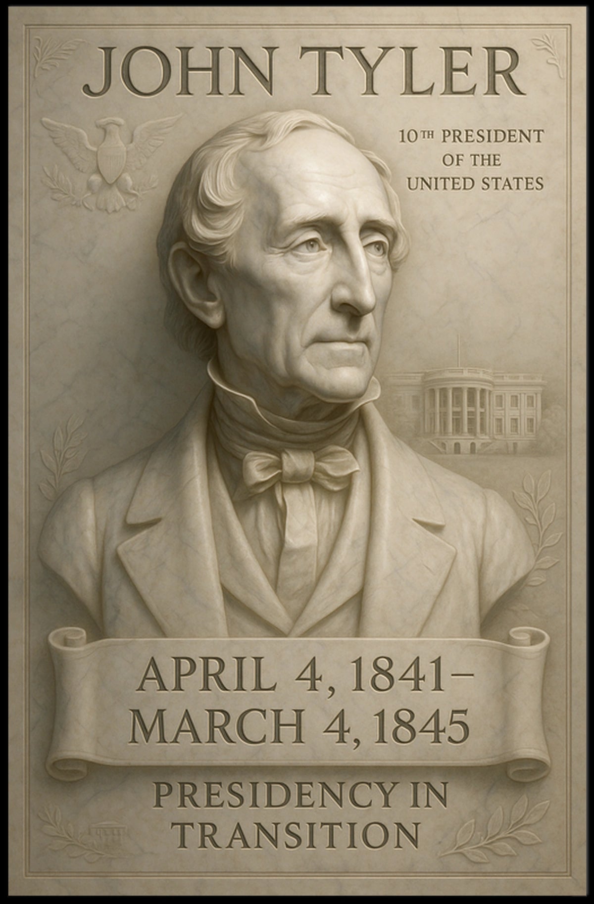 John Tyler 10th President Poster