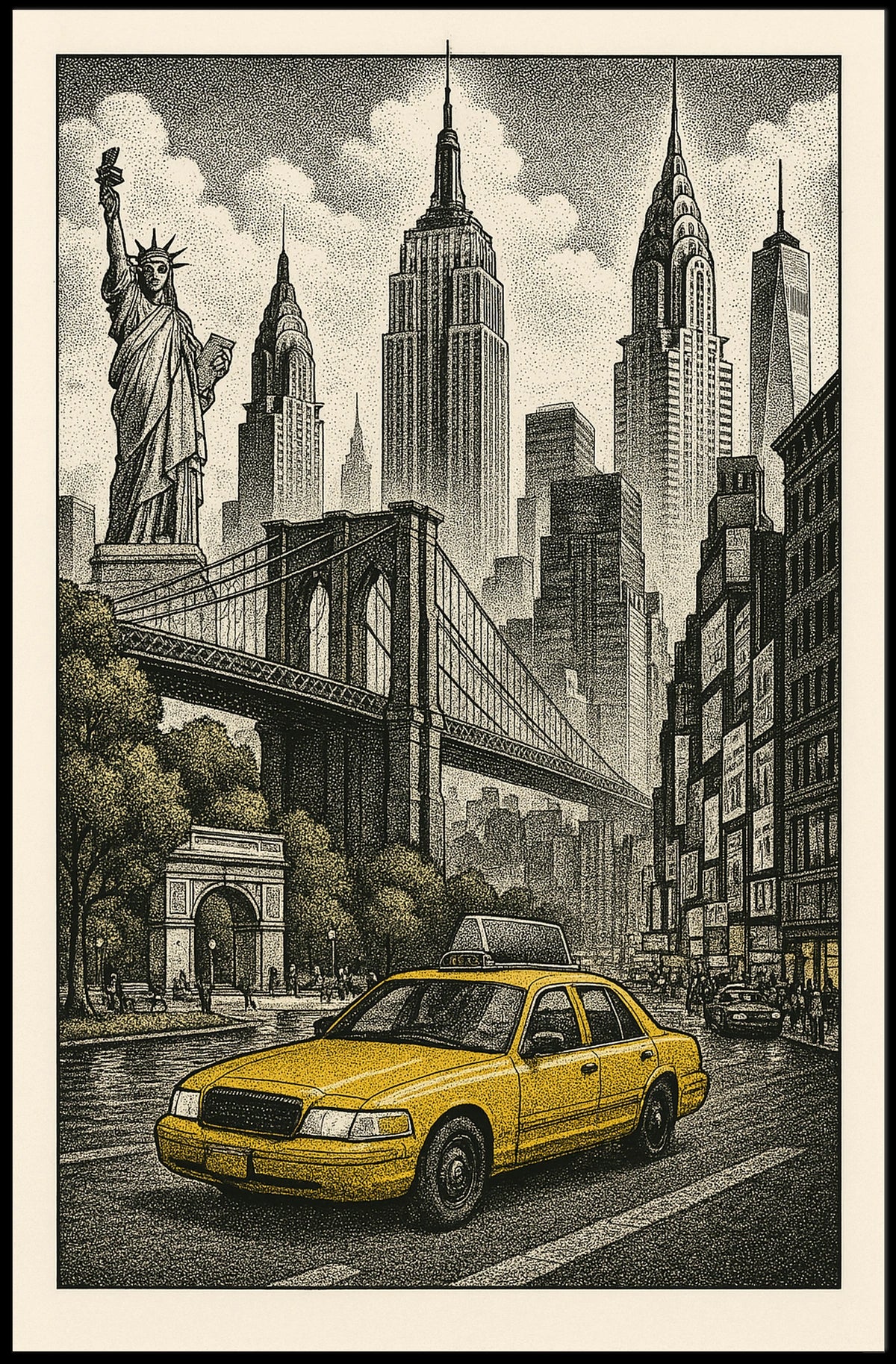 Iconic New York City Poster