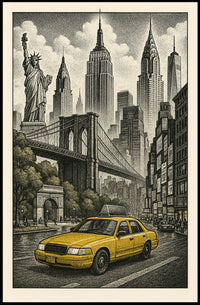 Iconic New York City Poster