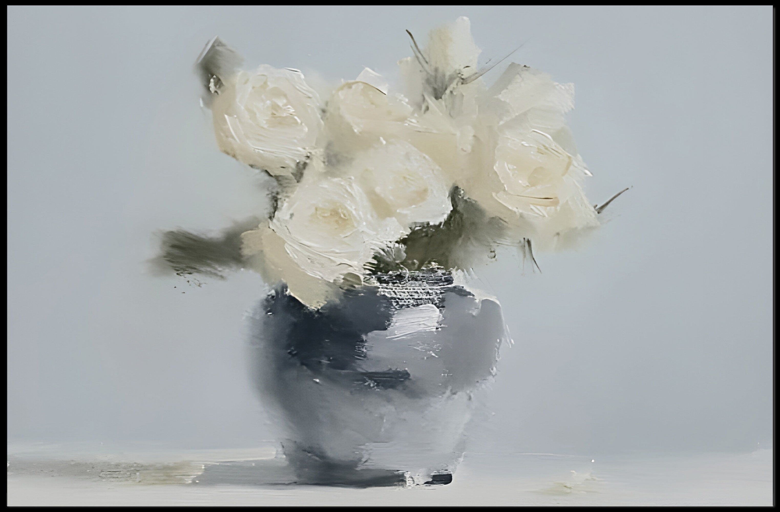 Serenity in White Poster