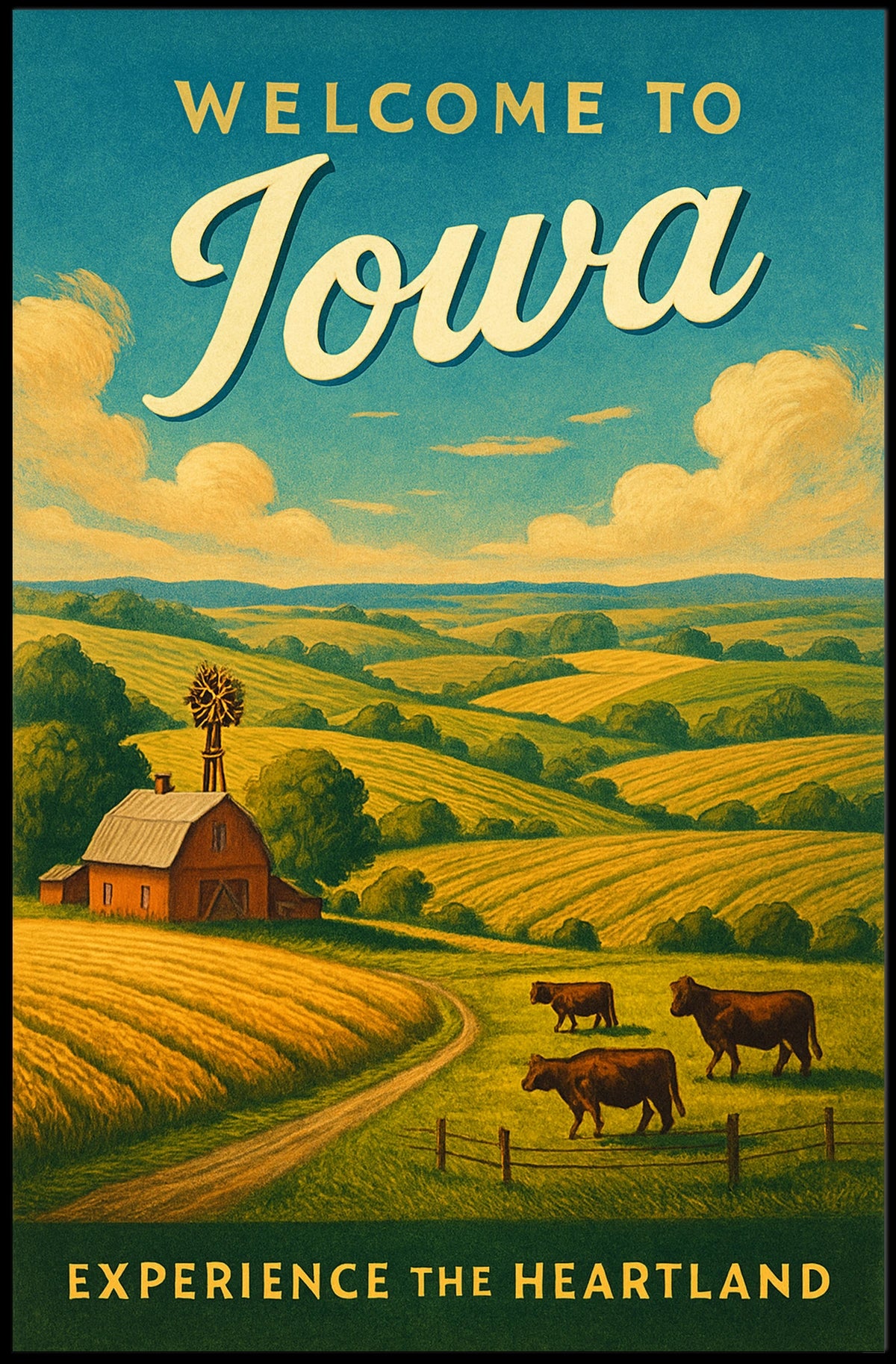 Welcome to Iowa Poster