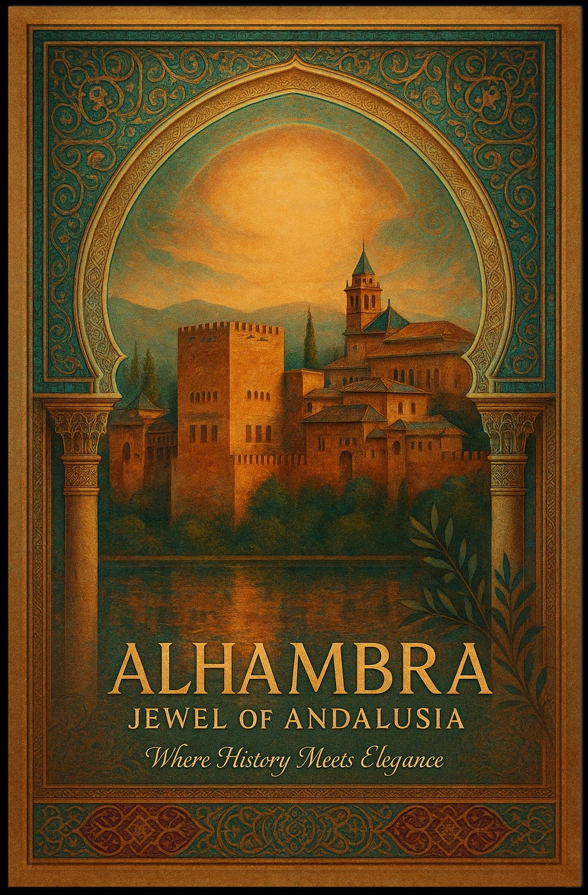 Alhambra Jewel of Andalusia Poster