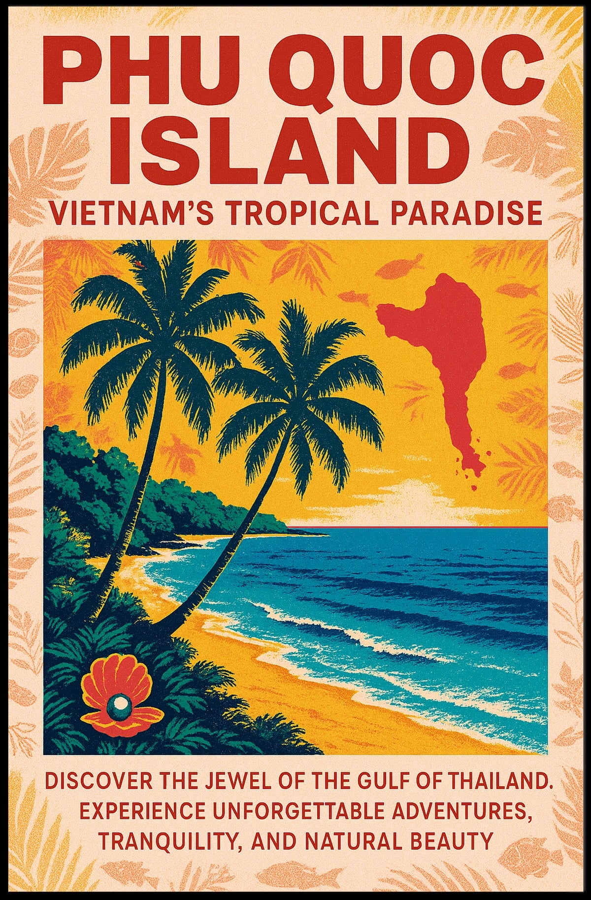 Phu Quoc Island Vietnam's Tropical Paradise Poster