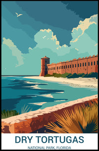 Dry Tortugas Historic Fort National Park Poster