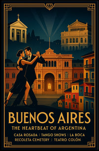 Buenos Aires The Heartbeat of Argentina Poster