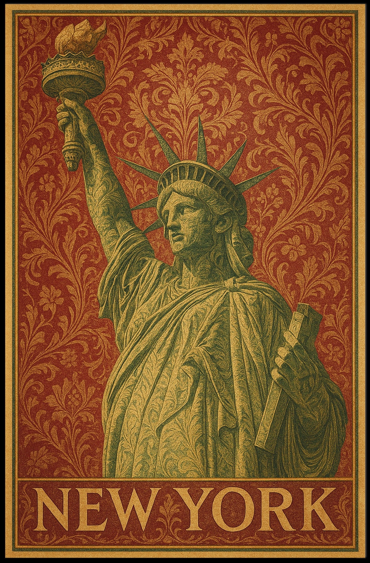New York Statue Of Liberty Poster