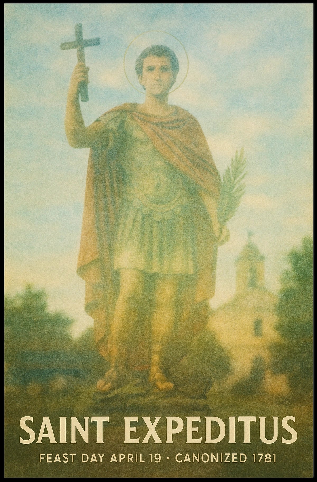 Saint Expeditus Feast Day April 19 Poster