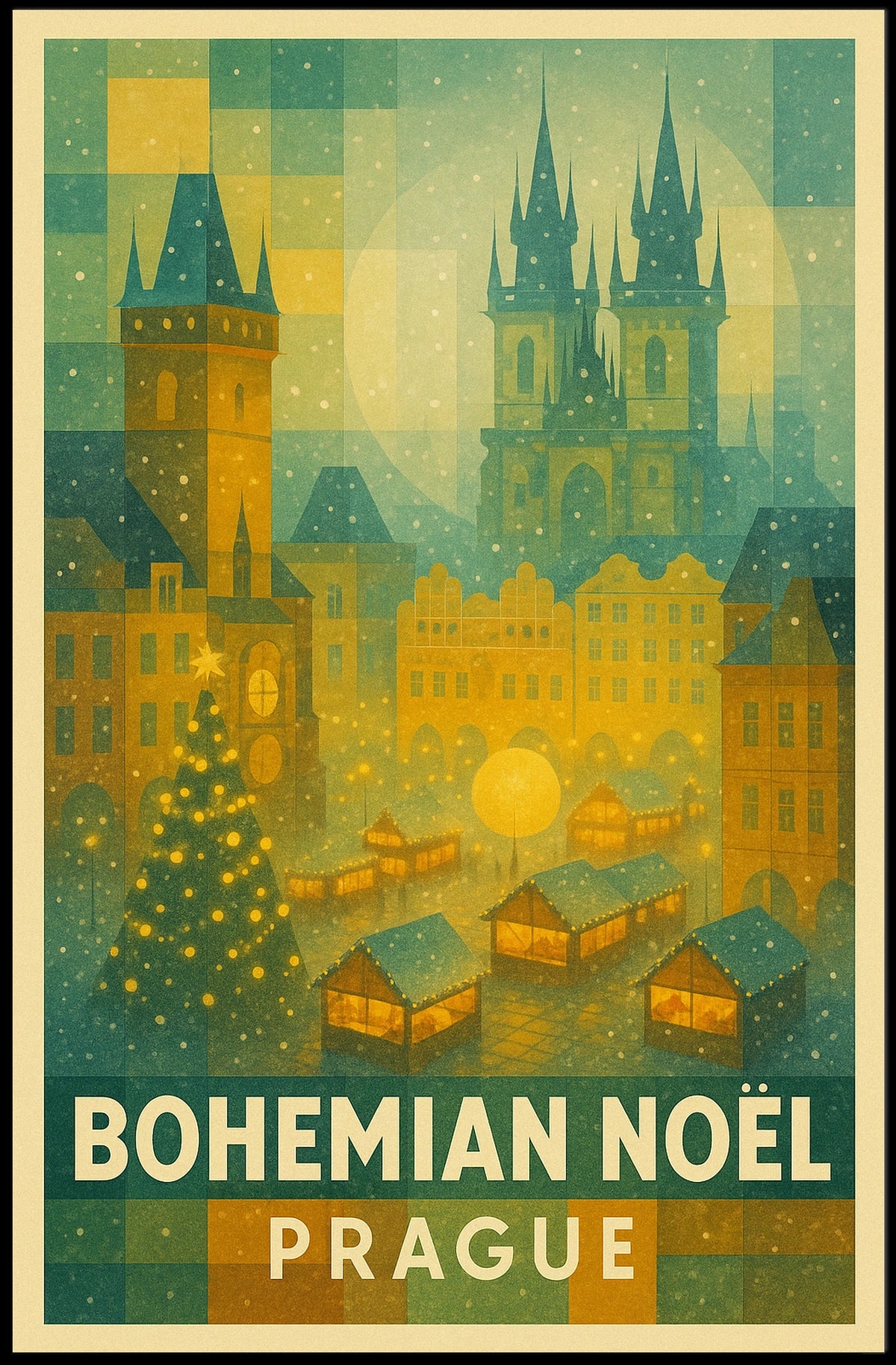 Bohemian Noël in Prague Poster