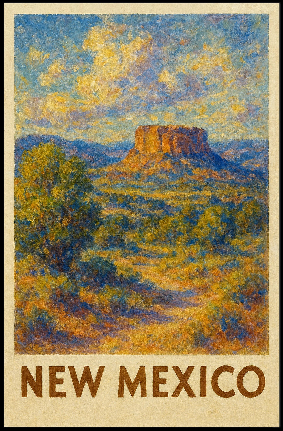 New Mexico Landscape Poster