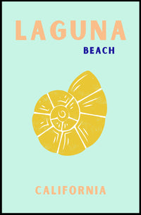 Laguna Beach Coastal Charm Travel Poster PosterGoat