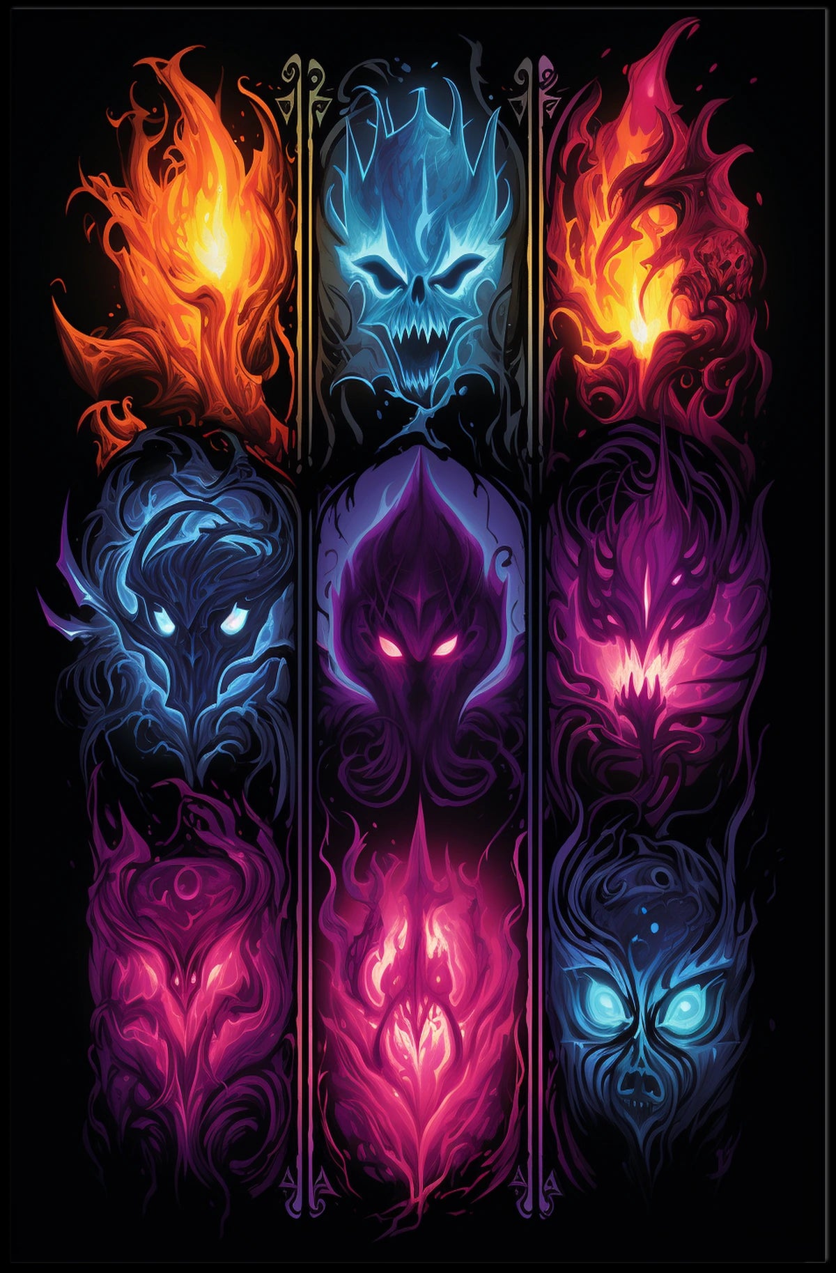 Elemental Spirits Poster