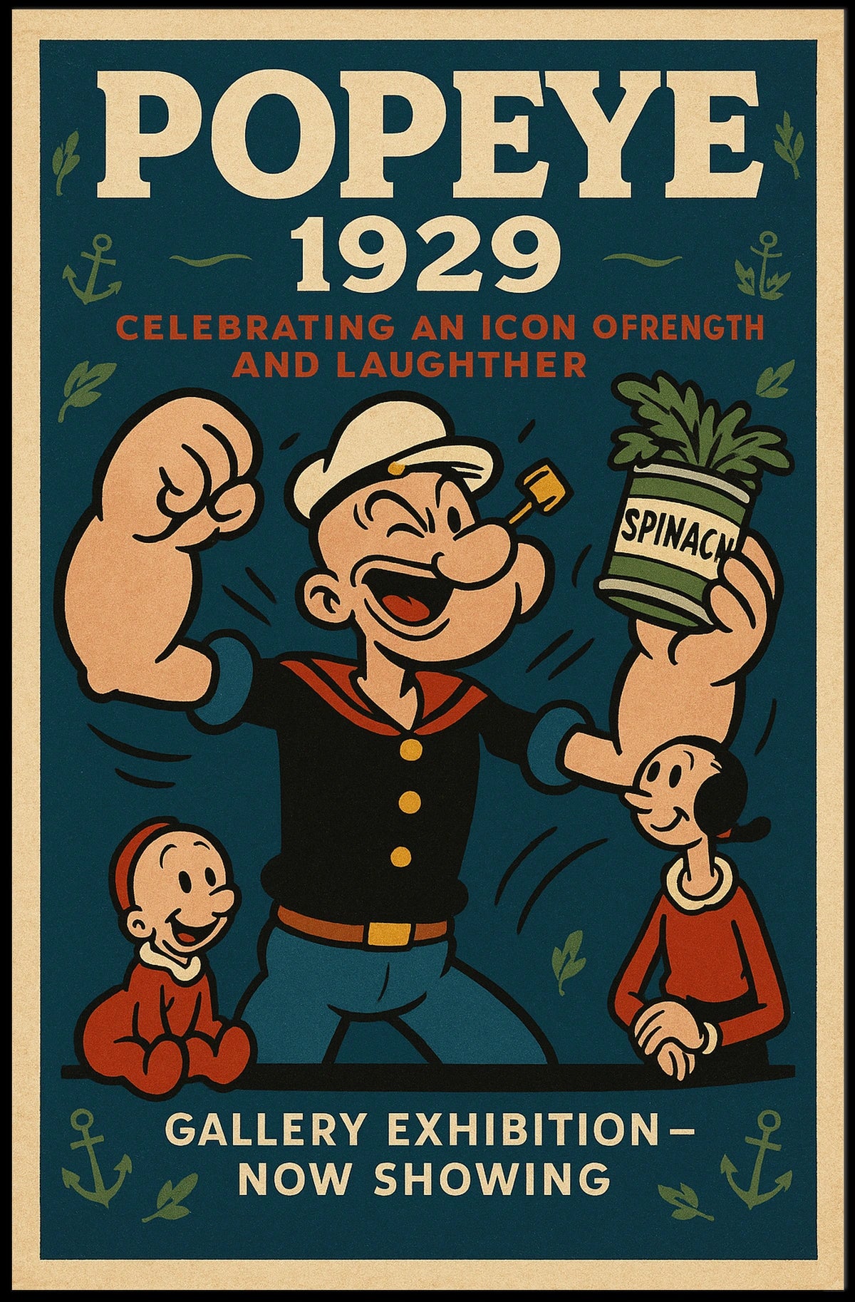 Popeye 1929 Art Poster POP-130