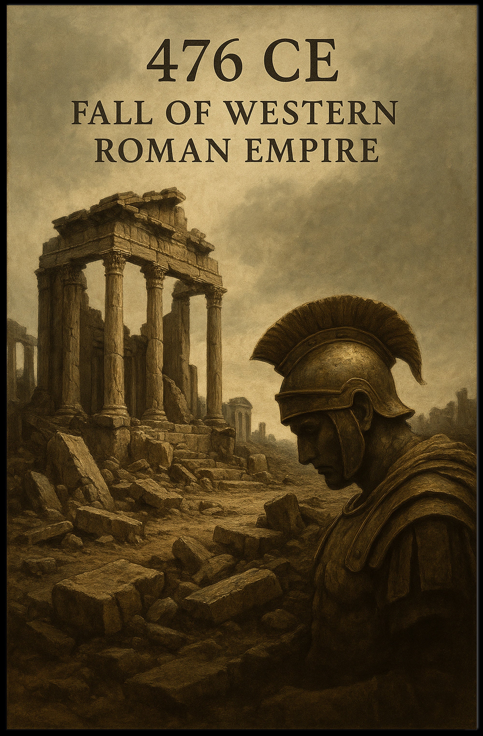 Fall of the Western Roman Empire Poster PosterGoat