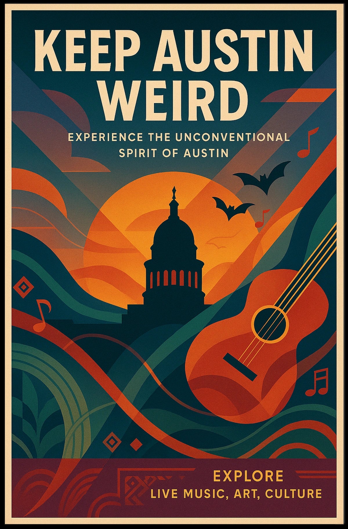 Keep Austin Weird Poster