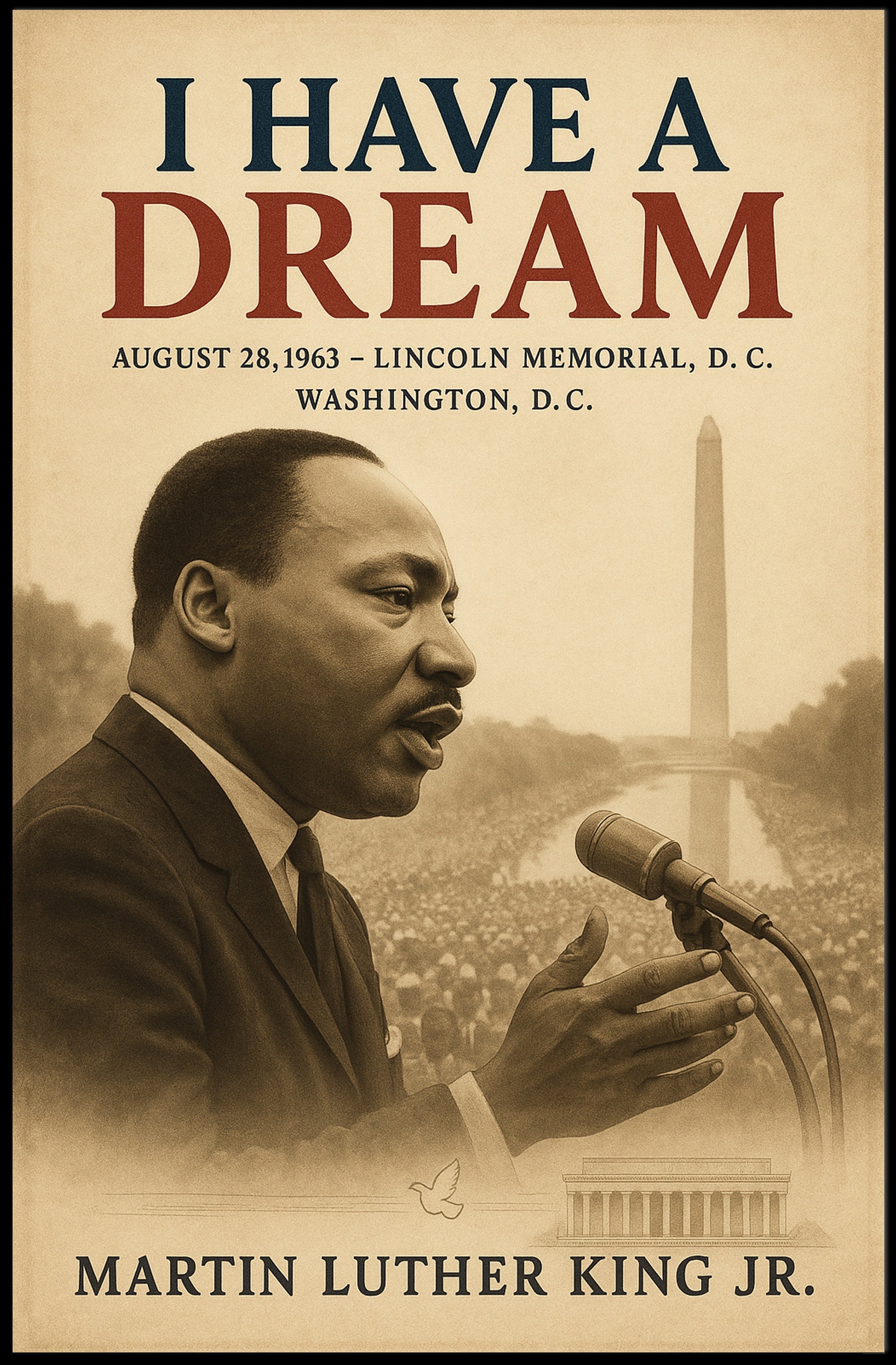 Martin Luther King Jr. I Have a Dream Poster PosterGoat