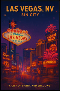 Las Vegas Sin City Poster