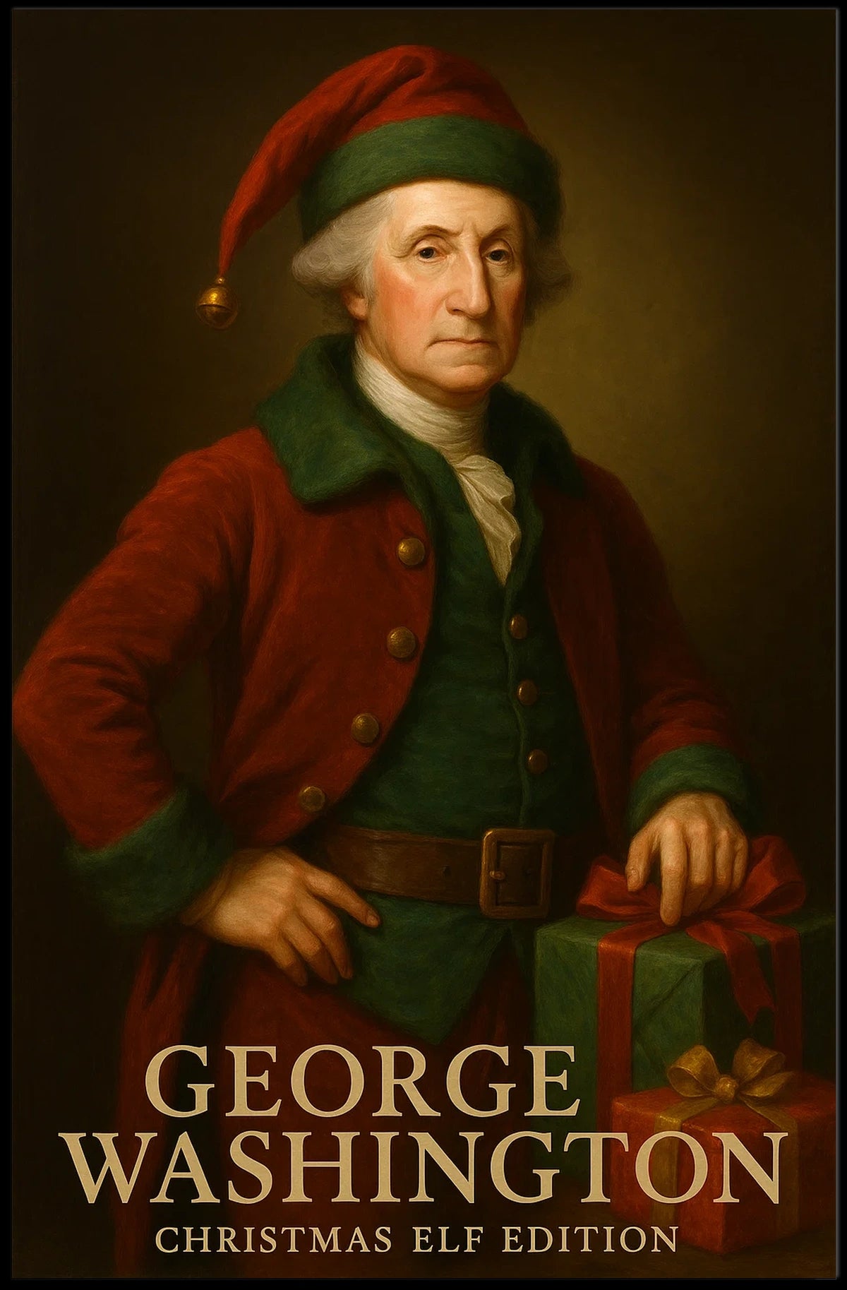 18th-Century Festive Humor Historical or Presidential Poster
