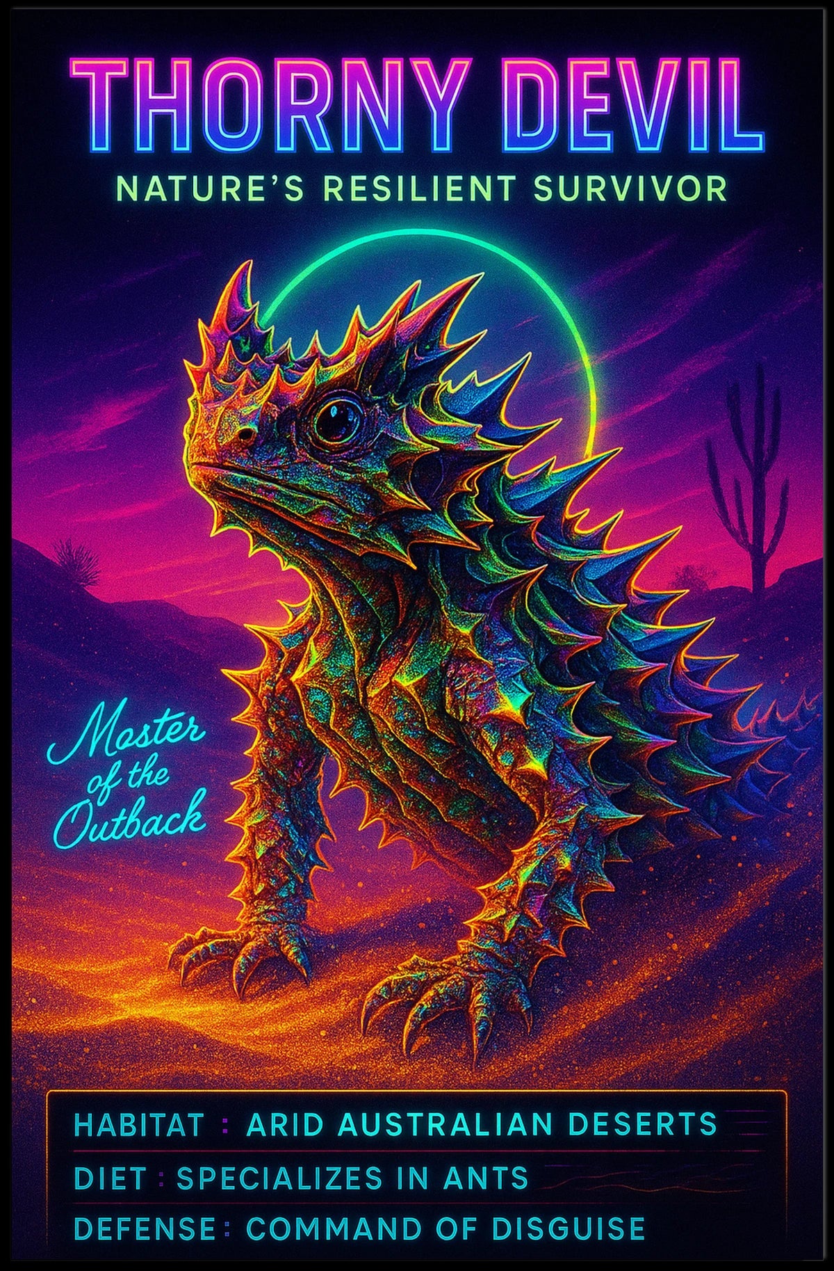 Thorny Devil NatureS Resilient Poster
