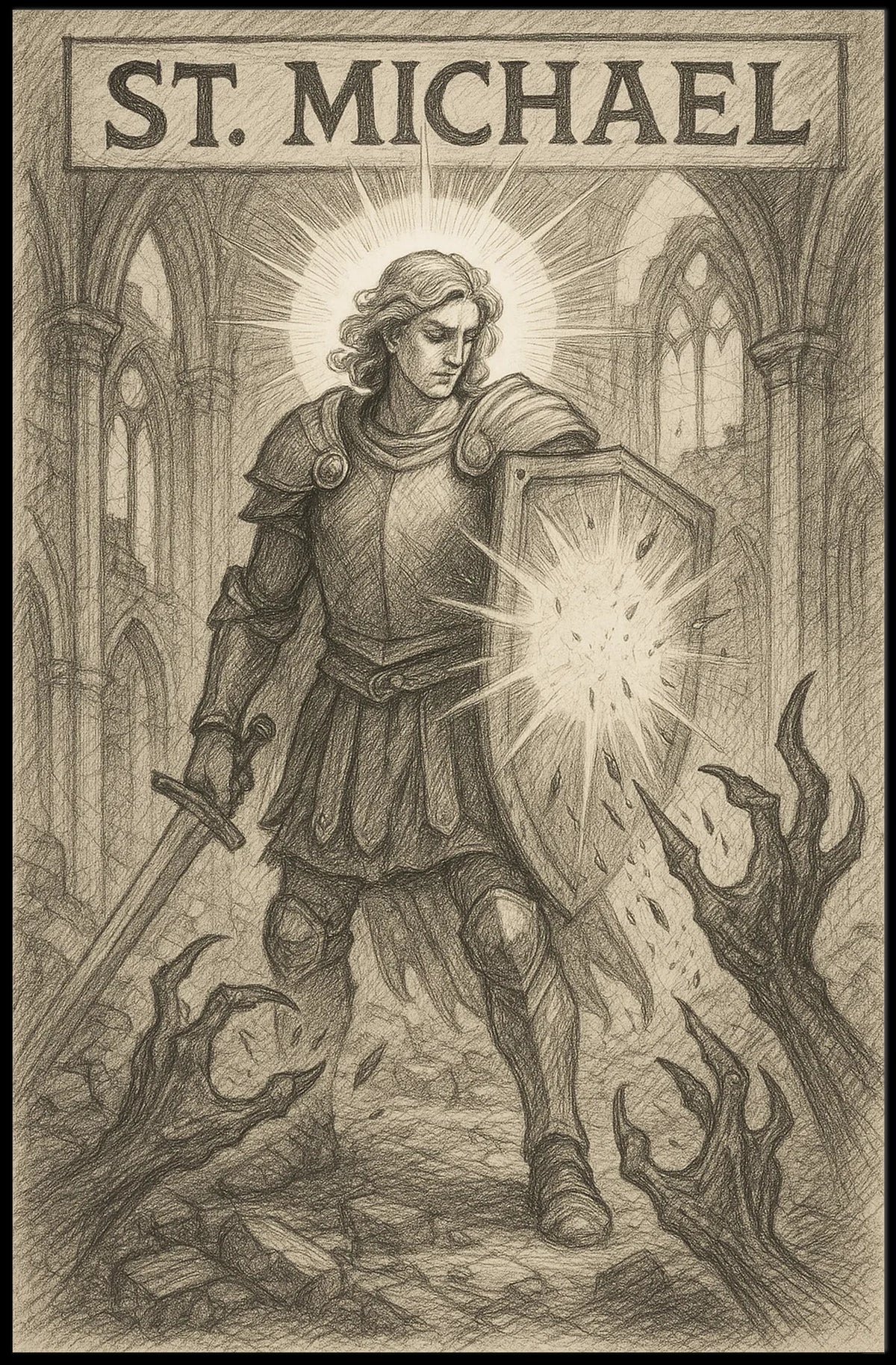 St. Michael The Archangel Poster
