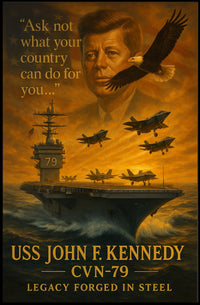 Uss John F. Kennedy Cvn-79 Poster