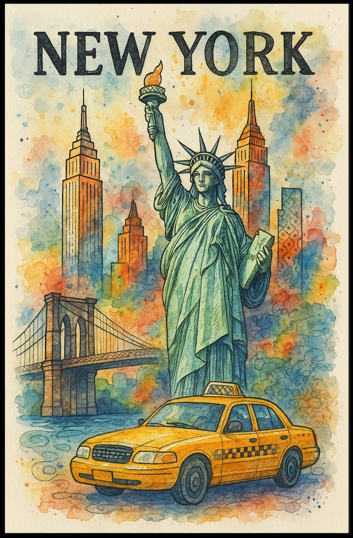 New York City Vibes Poster