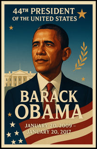 Obama Presidency Inspirational Leadership Historical or Presidential Poster