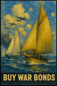 Buy War Bonds A Patriotic Call Poster