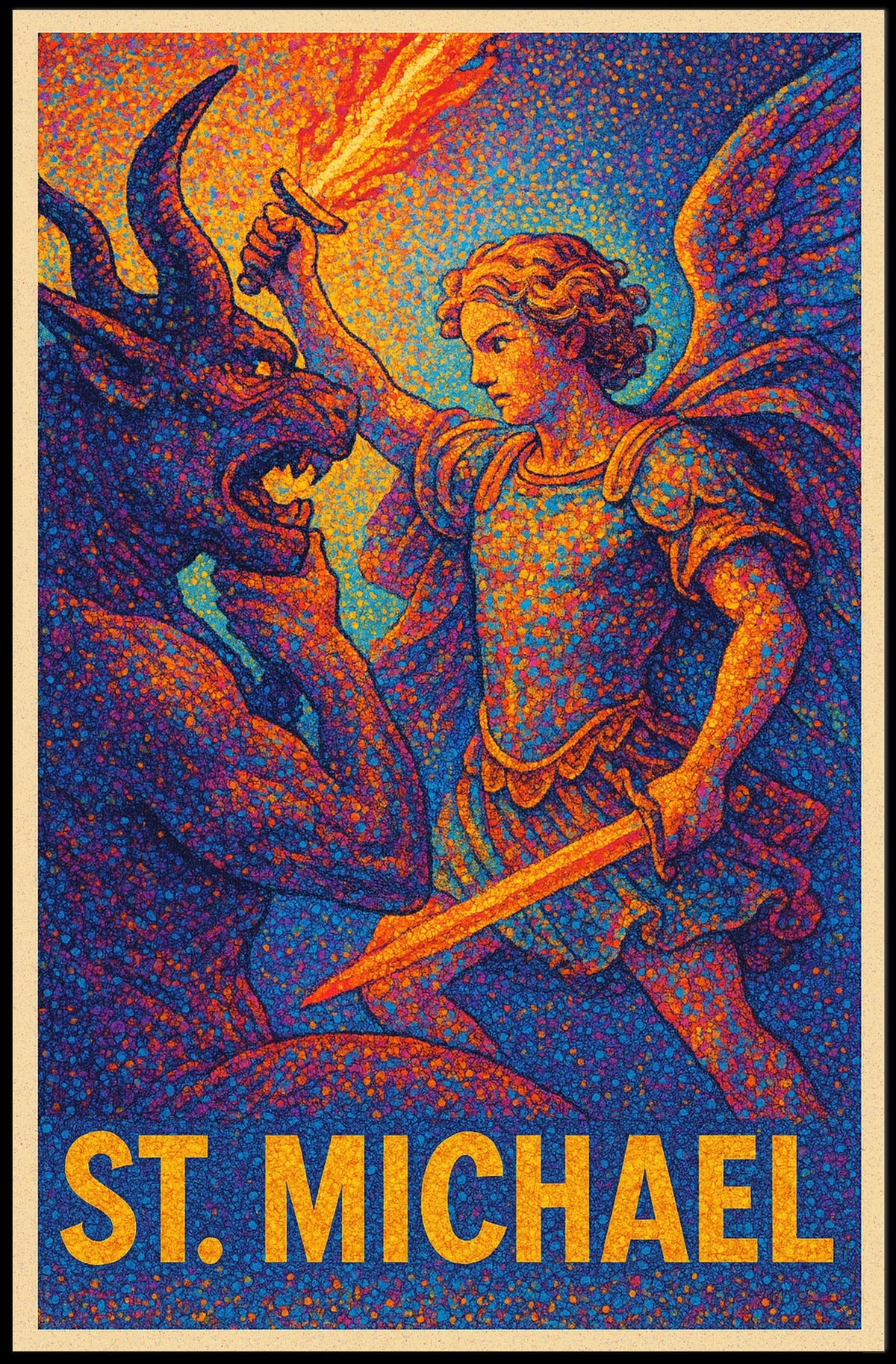 Saint Michael Wall Art poster