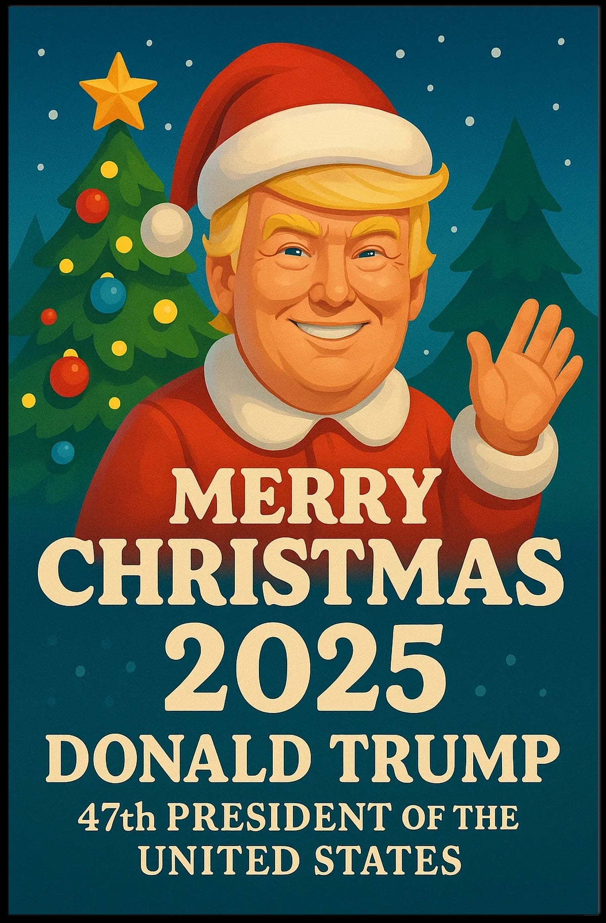 Donald Trump 47th President Poster