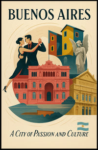 Buenos Aires A City of Passion and Culture Poster