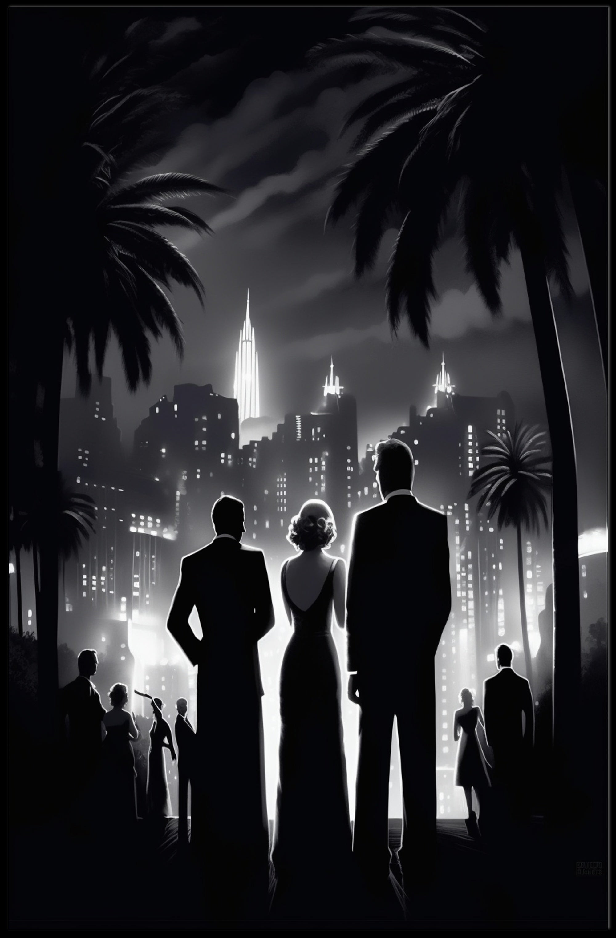 Glamour Under the Stars Poster