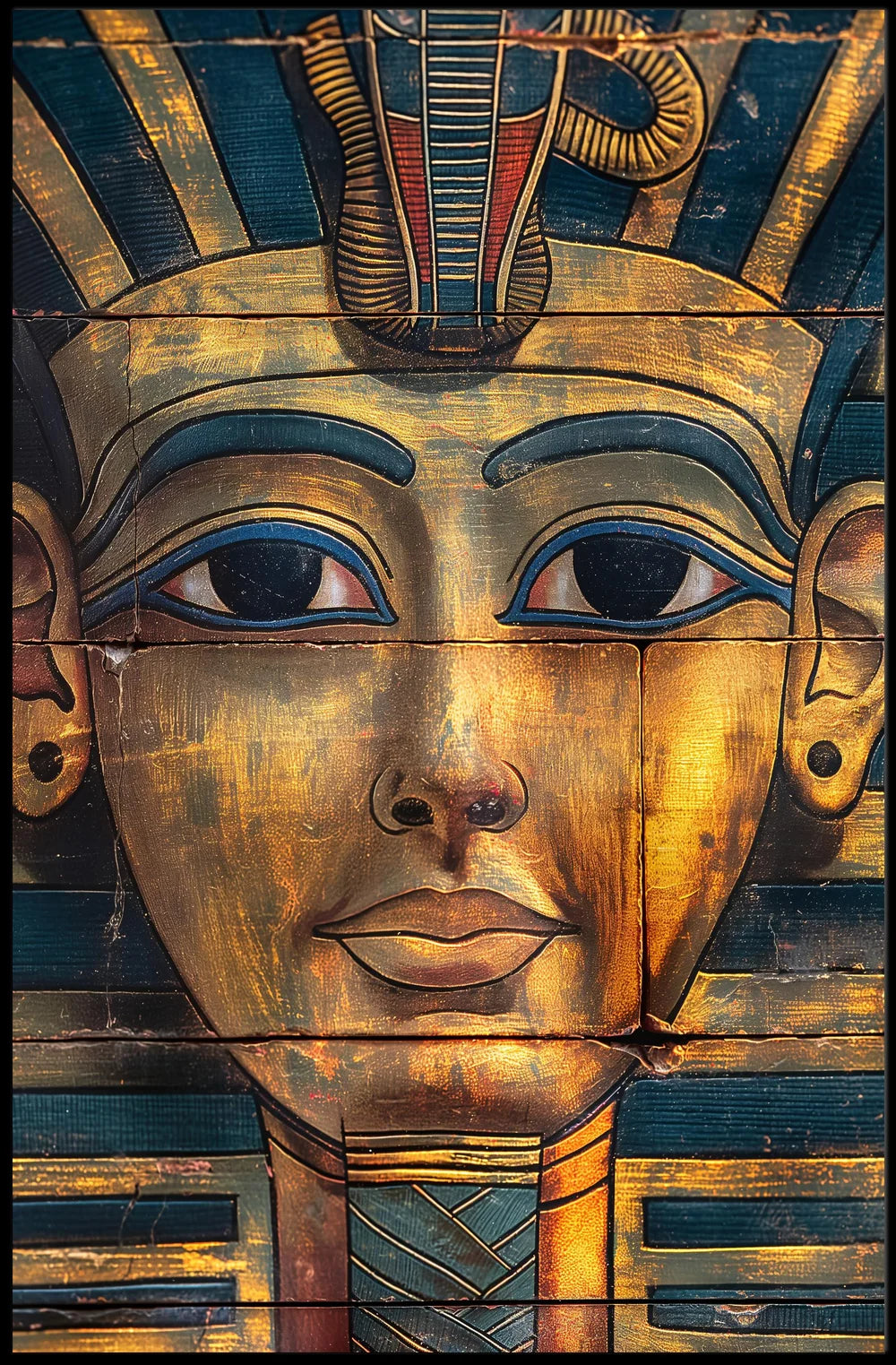 Vintage Urban Skyline Art Deco Poster