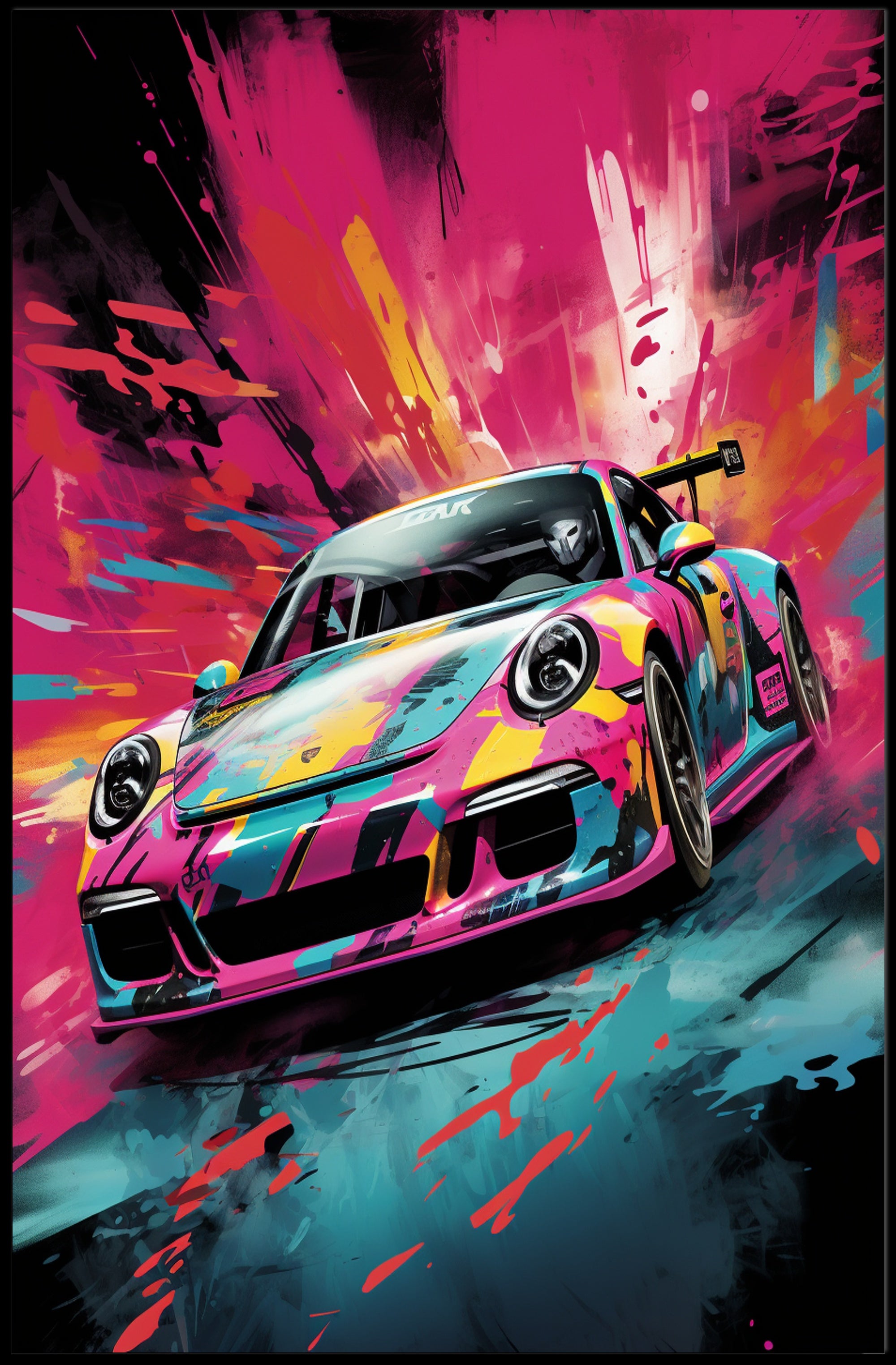 Vivid Speed Poster PosterGoat