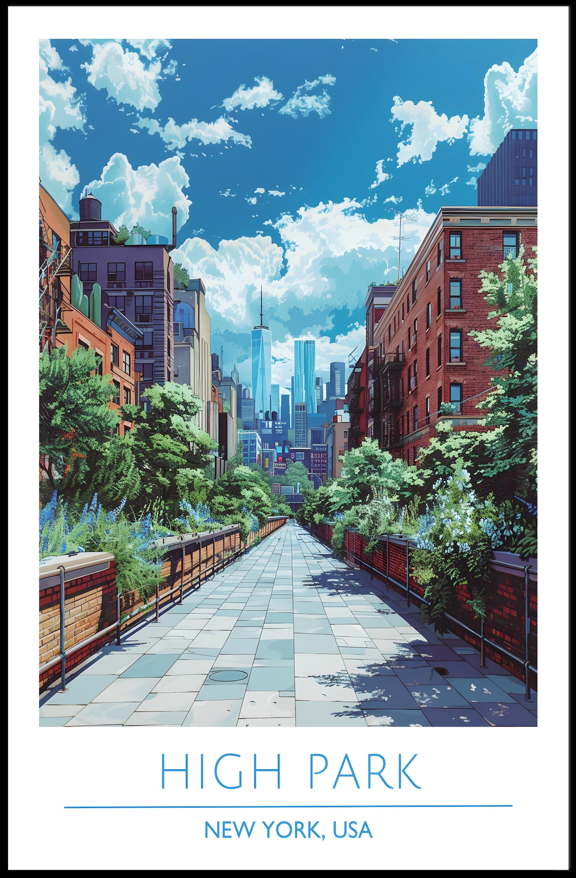 High Park in New York Poster